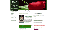 Desktop Screenshot of newphysis.com